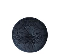 William Morris At Home Strawberry Thief Prussian Blue Embossed Cushion - PRUSSIAN BLUE