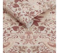 William Morris At Home Strawberry Thief Sienna Wallpaper