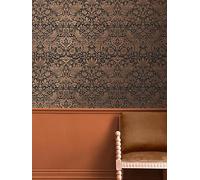 William Morris At Home Strawberry Thief Wallpaper Grey