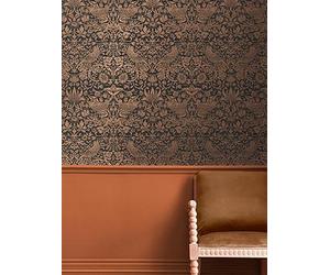 William Morris At Home Strawberry Thief Wallpaper Grey