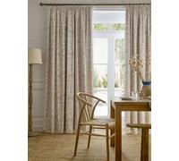 William Morris At Home Sunflower Pure Cotton Blackout Curtains Beige Mix