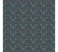 William Morris at Home Celandine Midnight Wallpaper | Blue Leaves Design | Paste the Wall | Eco-Friendly