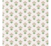 William Morris at Home Hyacinth Flower Pink Cedar Wallpaper | Multi Floral Design | Paste the Wall | Eco-Friendly