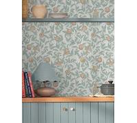William Morris At Home William Morris Bird & Pomegranate Duck Egg Wallpaper Blue