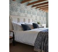 William Morris at Home Blackthorn Daydream Wallpaper | Paste The Wall | Blue Floral | Eco-Friendly