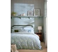 William Morris at Home Willow Bough 100% Cotton Duvet Cover Set 200 Thread Count In Sage (Single 137cm x 200cm)