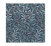 WILLIAM MORRIS AT HOME Willow Bough Deep Blue Wallpaper | Paste The Wall | Blue Leaves | Eco-Friendly