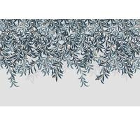 Graham & Brown William Morris at Home Willow Bough Blue Mural | 4m x 2.5m | Leaf | Print to Order | Eco-Friendly | Supplied as a Wallpaper roll