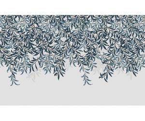 William Morris At Home Willow Bough Fixed Size Mural | Blue