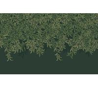 William Morris At Home Willow Bough Fixed Size Mural | Deep Green