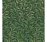 William Morris At Home Willow Bough Wallpaper | Deep Green