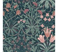 William Morris At Home Woodland Weeds Wallpaper | Midnight