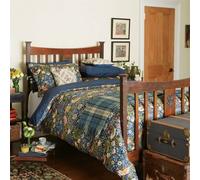 Morris & Co Strawberry Thief Single Duvet Cover Set, Indigo