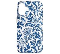 William Morris Blue and White WildFlower Thistle Case for iPhone 16