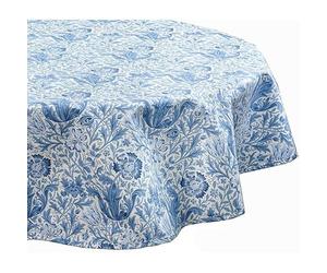 WILLIAM MORRIS Blue Compton 132 x 132cm Fabric Tablecloth