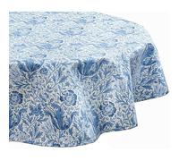 WILLIAM MORRIS Blue Compton 132cm Circular Fabric Tablecloth