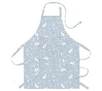 William Morris Blue Forest Life Cotton Apron Blue
