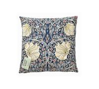 William Morris Blue Pimpernel 43 x 43 cm Feather Filled Cushion Blue
