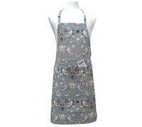 William Morris Pale Blue Strawberry Thief Kitchen Apron