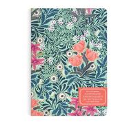 William Morris Bower Handmade Embroidered B5 Journal: Handmade Embroidered Journal B5