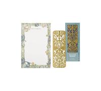 William Morris Brother Rabbit Metal Bookmark & Golden Lily Listpad Set Portico Designs Ltd Multi One Size