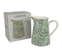 The Leonardo Collection William Morris Larkspur Jug for Kitchen & Home | Fine China Jug for Multiple Use | Beautiful Cream Or Milk Jug Vase for Everyday Use