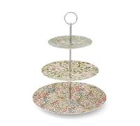 William Morris & Co 3 Tier Cake Stand, Strawberry Thief, Honeysuckle