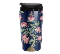 William Morris Coffee Mug with Lid Double Wall Water Bottle Travel Tumbler Tea Cup for Hot/Ice Drinks 250ml