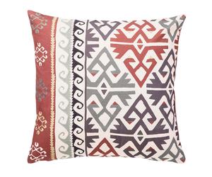 William Morris Crown Imperial Embroidered Cushion 50cm x 50cm, Red