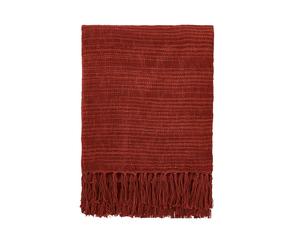 William Morris Crown Imperial Woven Throw, Red