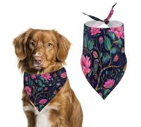 William Morris Dog Bandana Adjustable Pet Scarf Bib Cute Triangle Handkerchief for Dogs Cats Gifts