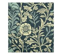 William Morris Dog Teal Decorative magnet dishwasher cover reusable fridge door covers holiday decor Cubierta de lavavajillas de imán 23x26in