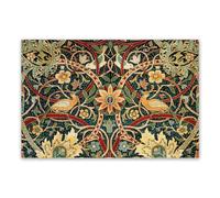 William Morris Floral Prints Placemats for Dining Table Placemat Set of 6 Table Settings Table Mats for Home Kitchen Holiday Decoration