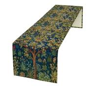 William Morris Floral Table Runner Vintage Flowers Table Runner for Dining Table Decor 13 x 90 Inch Strawberry Thief