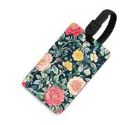 William Morris Flowers Funny Luggage Tags for Suitcases Colorful Name ID Card Labels Travel Accessory