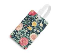 William Morris Flowers Funny Luggage Tags for Suitcases Colorful Name ID Card Labels Travel Accessory