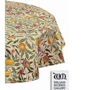 William Morris Fruit Acrylic Circle Tablecloth 132Cm