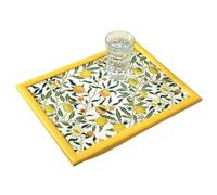 William Morris Fruits Cushioned Laptray 44x34cm Yellow Lemon Tree Laptop Bean Bag Tray