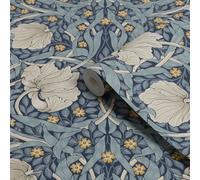 William Morris at Home Pimpernel Floral Wallpaper, Blue