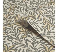 William Morris Gallery Collection Charcoal Willow Bough Smooth Wallpaper