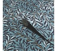 William Morris Gallery Collection Deep Blues Willow Bough Smooth Wallpaper