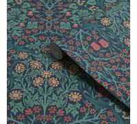 William Morris Gallery Collection Navy Blackthorn Smooth Wallpaper