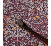 William Morris Gallery Collection Plum Blackthorn Smooth Wallpaper
