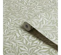 William Morris Gallery Collection Sage Willow Bough Smooth Wallpaper
