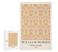 William Morris Golden Bough Floral - Decorative Jigsaw for Grown-Ups, 1000 PCS, Home Décor Activity, with A Decorative Finished Picture