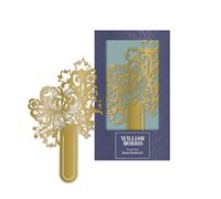 William Morris Golden Lily Laser Cut Metal Bookmark