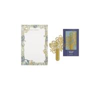 William Morris Golden Lily Metal Bookmark & Listpad Set Portico Designs Ltd Multi One Size
