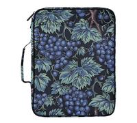 William Morris Grape Blue Expanding Hanging File Folders 7 Pockets A4 Letter Size with Zipper Closure for Home Office Filing Folder para guardar