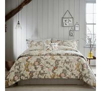 William Morris Grey Leicester 3 Piece Duvet Cover Set, Super King 260cm x 220cm. RRP £220