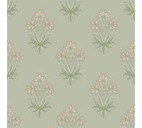 William Morris Hyacinth Flower Wallpaper | Peony & Sage